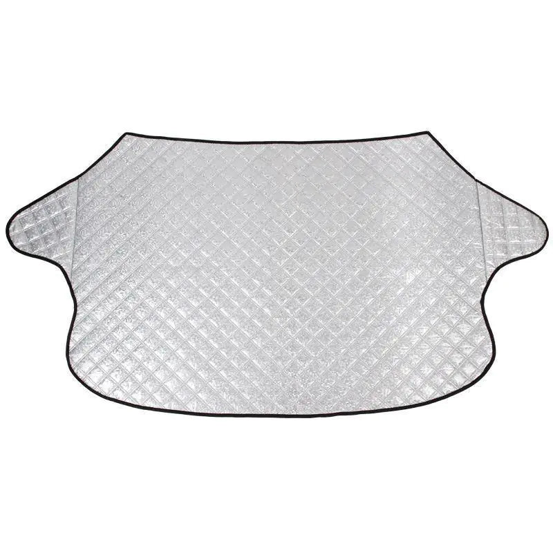 Magnetic Snow Cover for Windshield with Reflective Strips