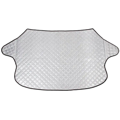 Magnetic Snow Cover for Windshield with Reflective Strips